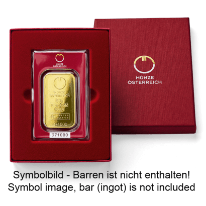 Barrenverpackung 50 Gramm Goldbarren